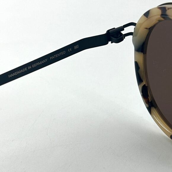 Mykita Unisex Black/Cream Phillys 953 Round Sunglasses